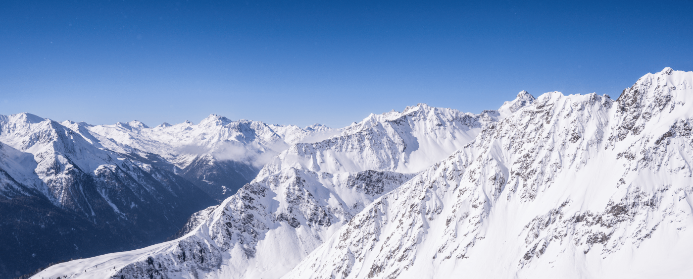 Verschneite Berglandschaft im Paznaun